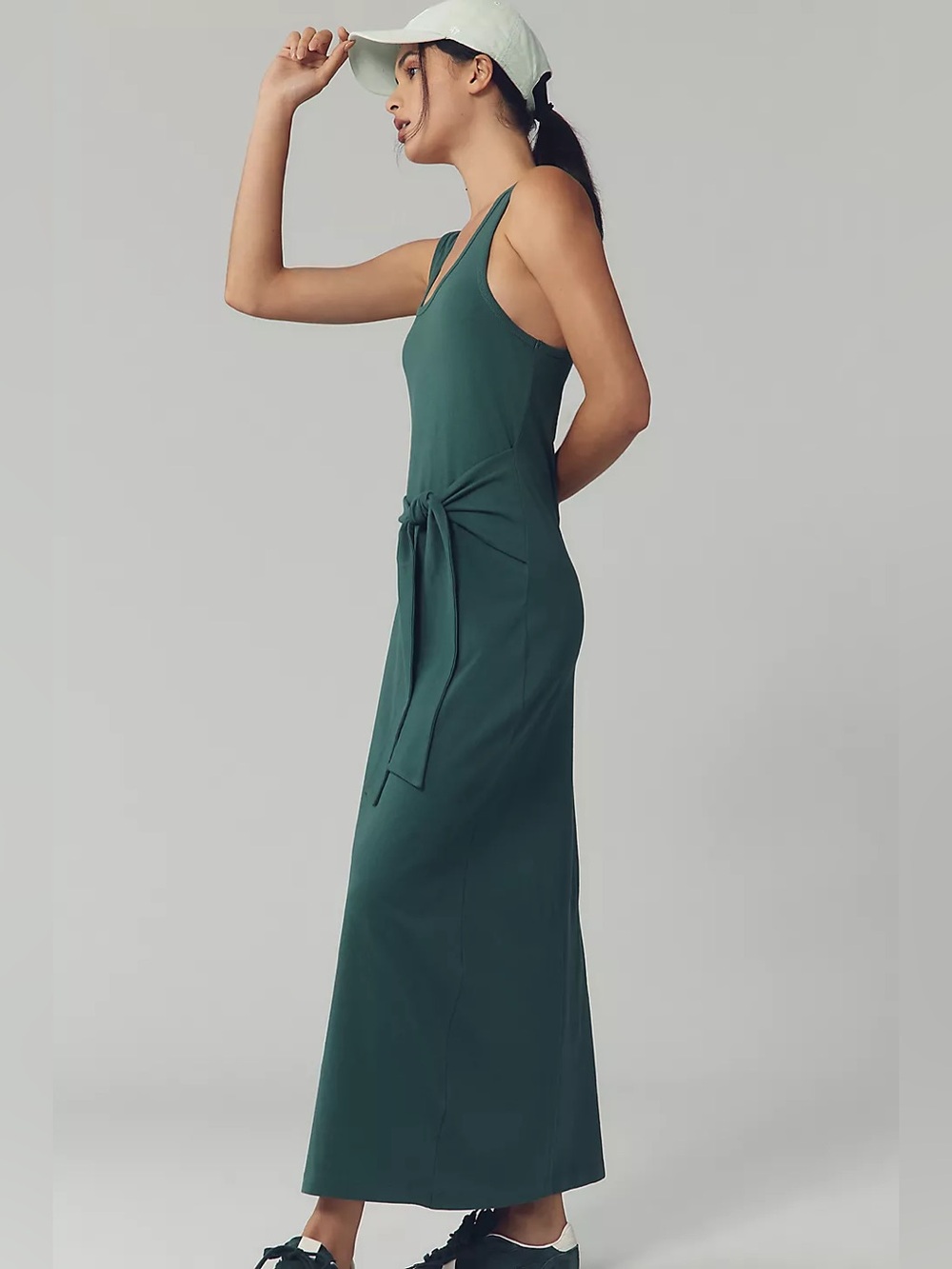 l*space Navy Sleeveless Tie-Waist Maxi Dress